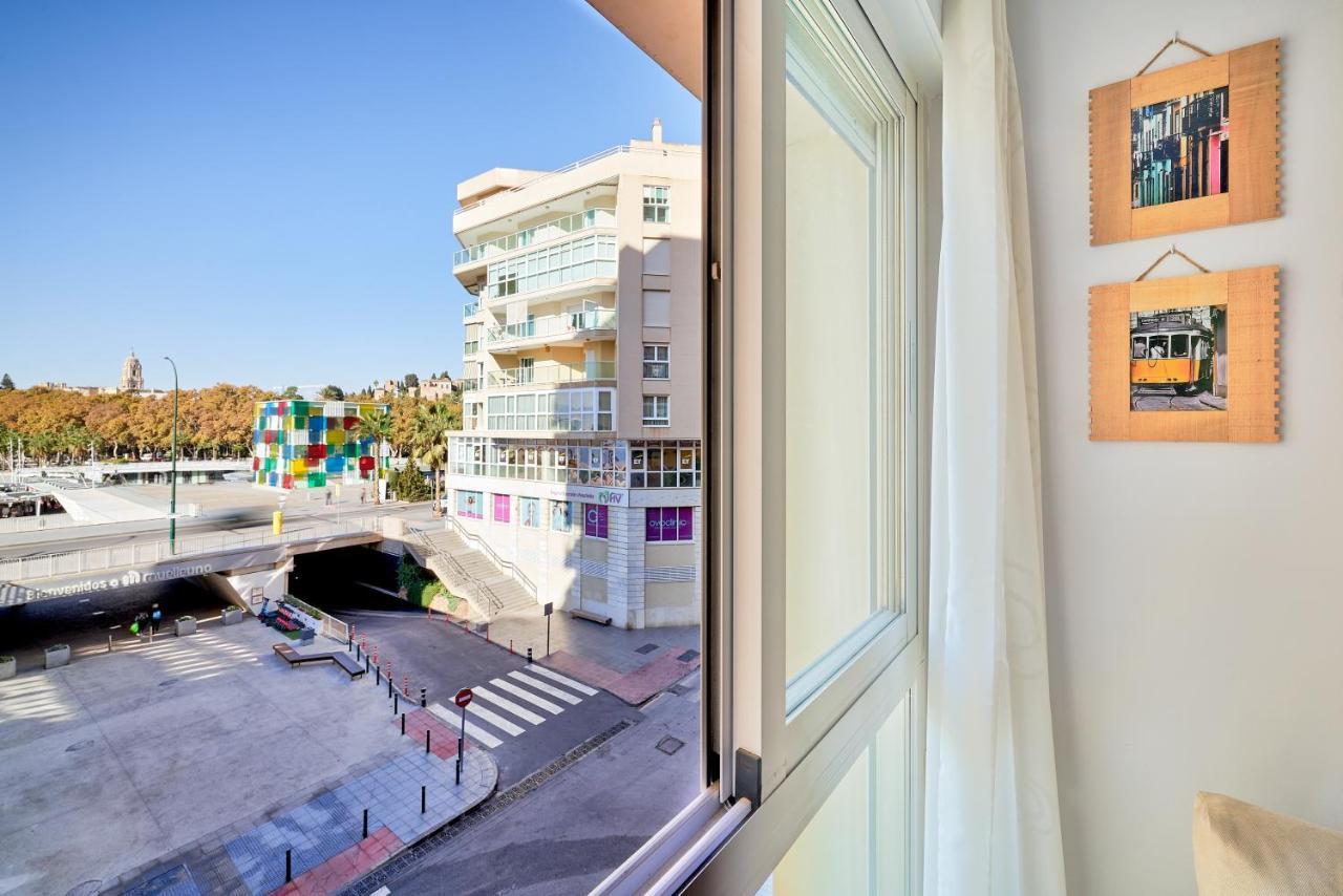 Malagueta Center&Beach Malaga Bagian luar foto