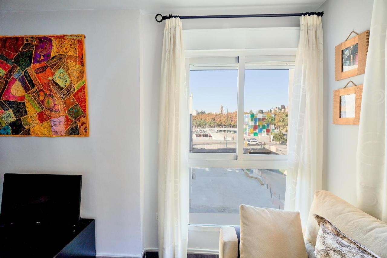 Malagueta Center&Beach Malaga Bagian luar foto