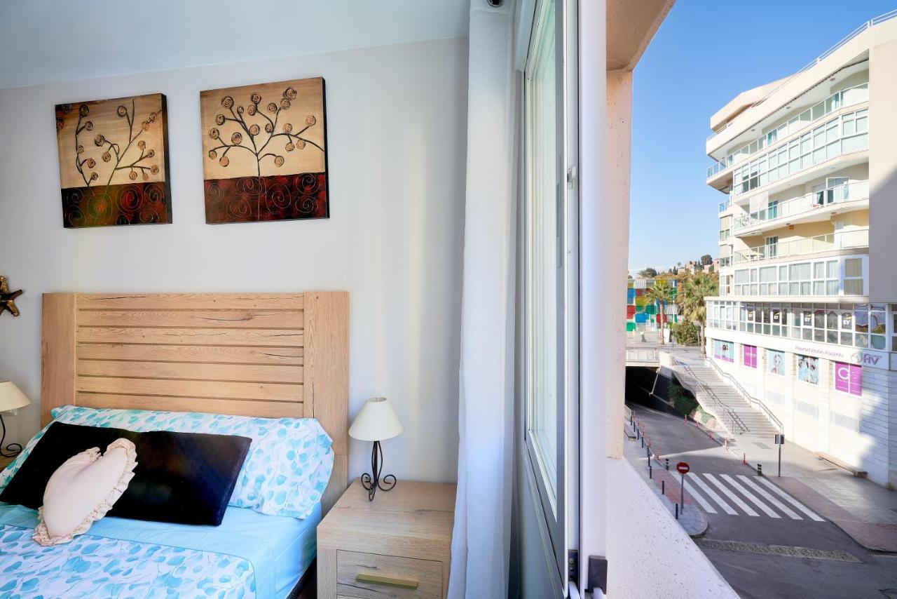 Malagueta Center&Beach Malaga Bagian luar foto
